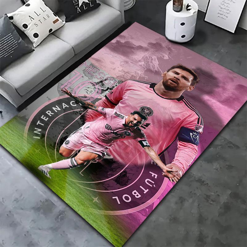 Lionel Messi Carpet Rug for Living Room Bedroom Home Sofa Decoration,Kids Play Non-slip Floor Mat