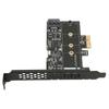 PCIE to SATA Expansion Card 6Gbps PCIE to SATA3.0 M2 NGFF Expansion Card Adapter Card for WinXP for Win7 8 10 11 for
