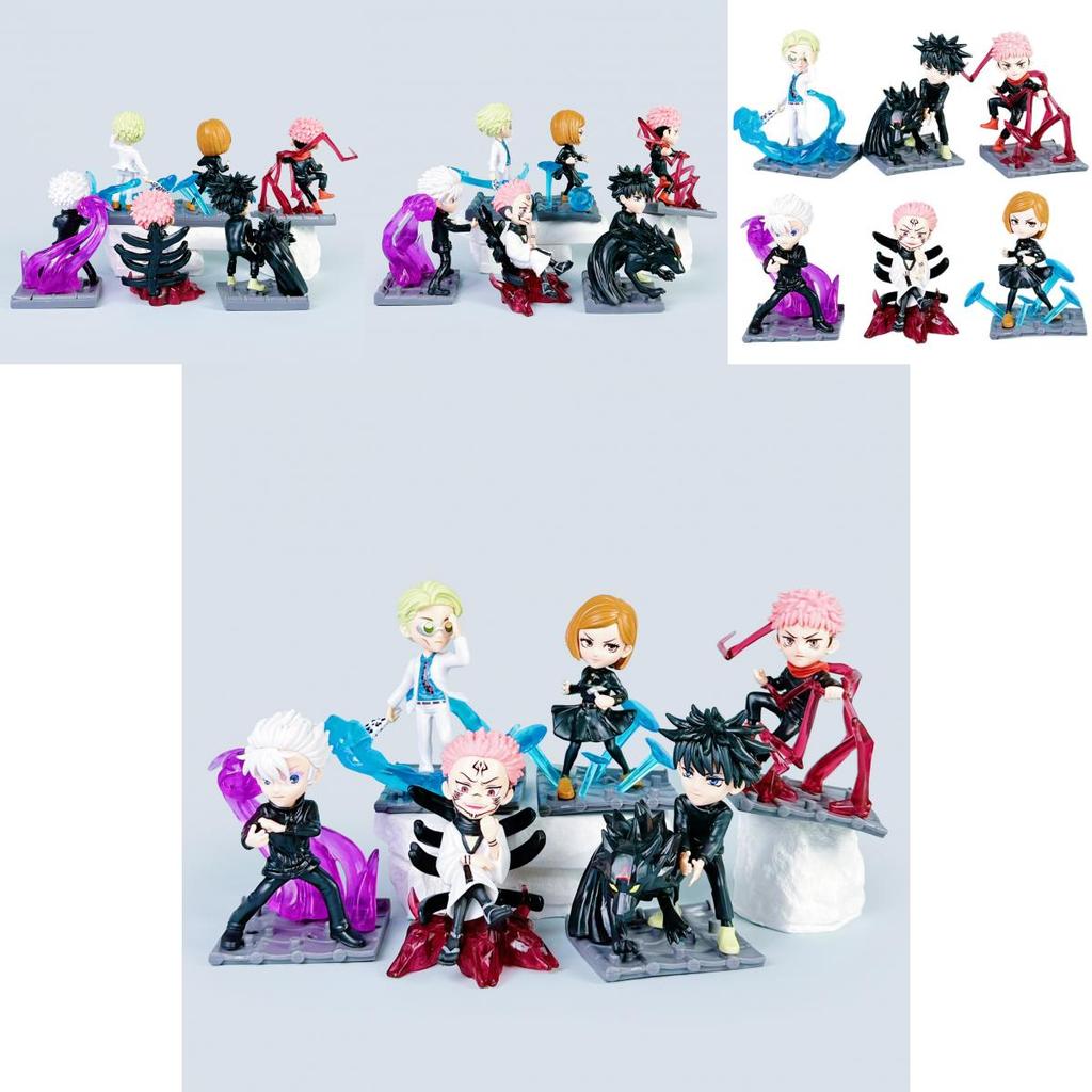 Jujutsu Kaisen Action Figure Set Pvc Collectible Figures For Anime Fans And Display