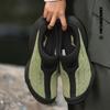 Li Ning Cf Series Hiking Slippers Comfortable Simple Shock Absorbing Wear Resistant Low Top Casual Shoes Unisex Slippers Black Green AGLU177-1