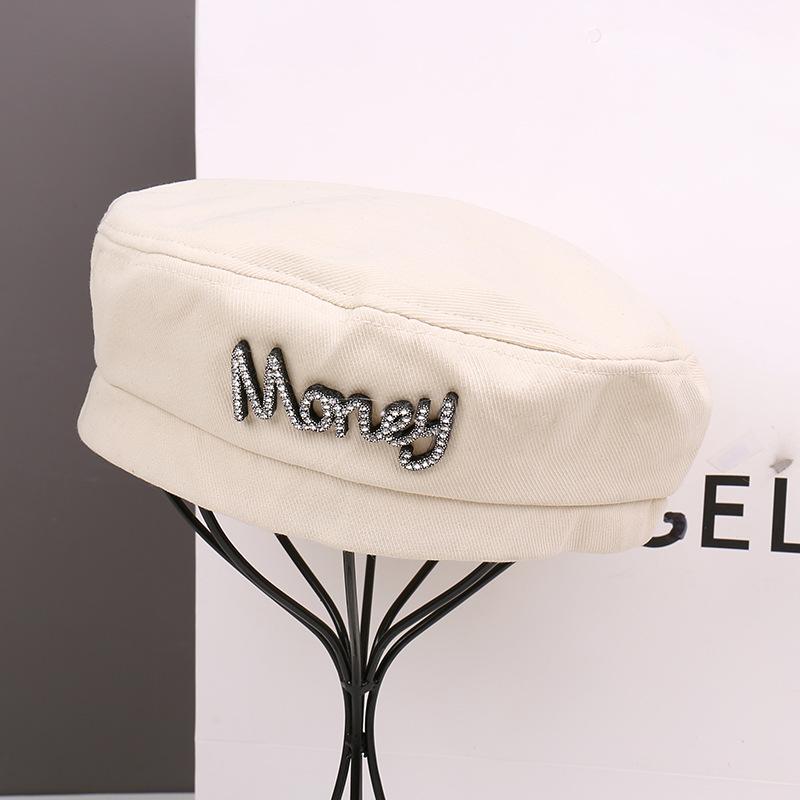 Spring and autumn show face small beret children fashion students versatile big head circumference painter hat casual bud hat