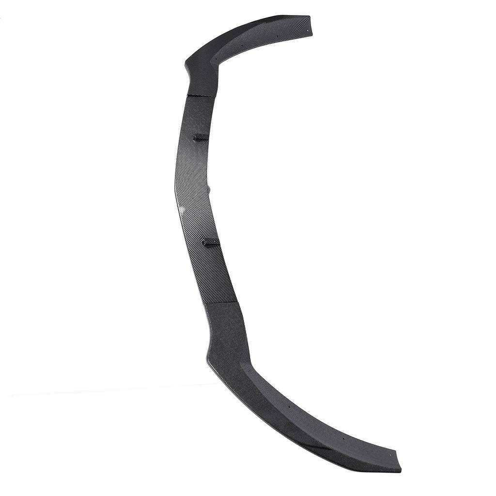 3PCS Front Bumper Lip High Strength ABS Bumper Lip Spoiler Body Kit for CLA-Class C117 Facelift Standard 2016-2019