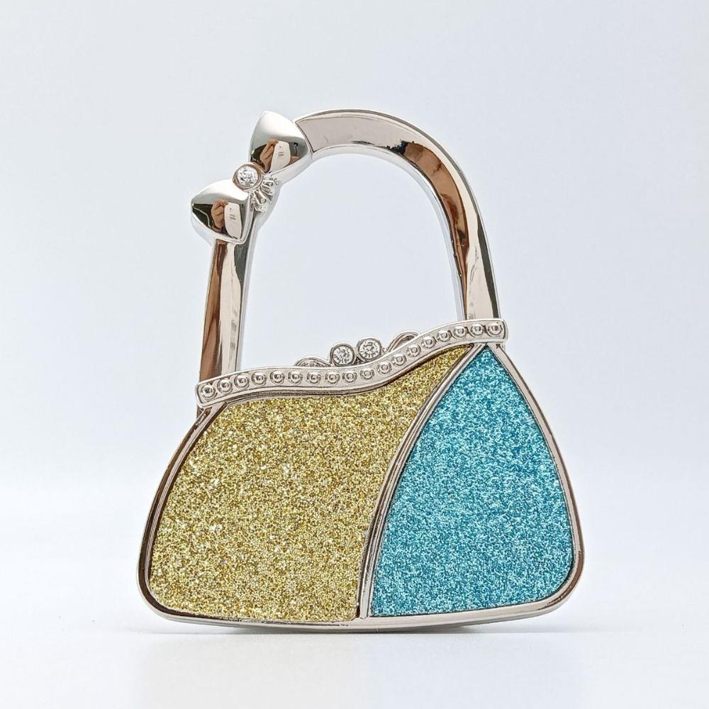 Pretty Foldable Purse Hook for Women Creative Durable Table Hanger Portable Handbag Hook for Table