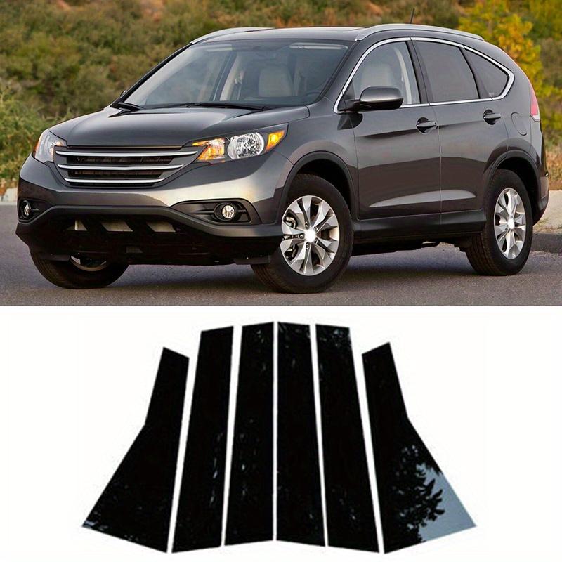 6pcs Gloss Black Door Side Trim Pillar Post Fit For HONDA CRV 2012 2013 2014 2015 2016 Window Drcoration Sticker AccessoriesCover