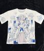 2026 New Dark Harajuku Style Girl Print T-shirt Adult Anime Style Loose Large Size Short Sleeve Kids Cute Y2k Role-playing Shirt