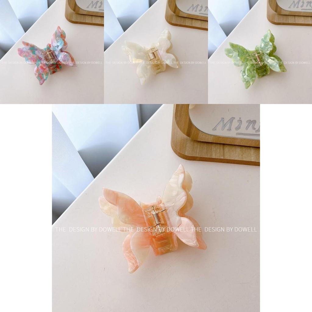 Handcrafted Acetate Material Butterfly Hair Clip For Stylish Updos And Casual Looks