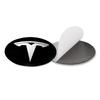 4pc 56mm Emblem Sticker Car Wheel Center Hub Metal Cap For Tesla Model 3 S X Y Cybertruck Style Roadster Invader Car Accessories
