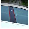 Fit For Tesla Model 3 2017-2022 Matte Black Car Window Bc Pillar Cover Trim 2pcs