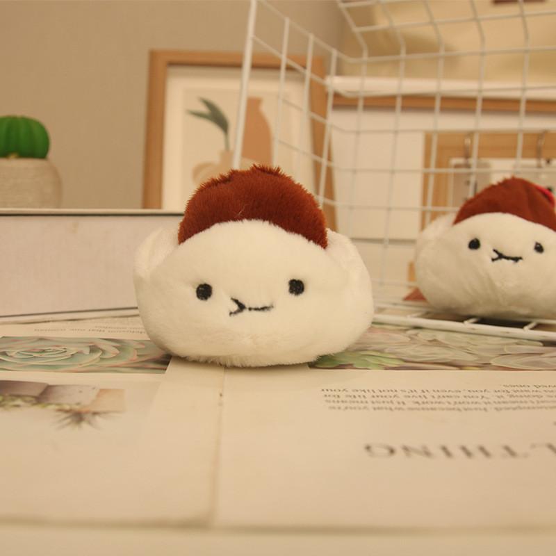 Cartoon Cha Inspired Siu Bao Plush Toy Keychain Pendant Backpack Accessories