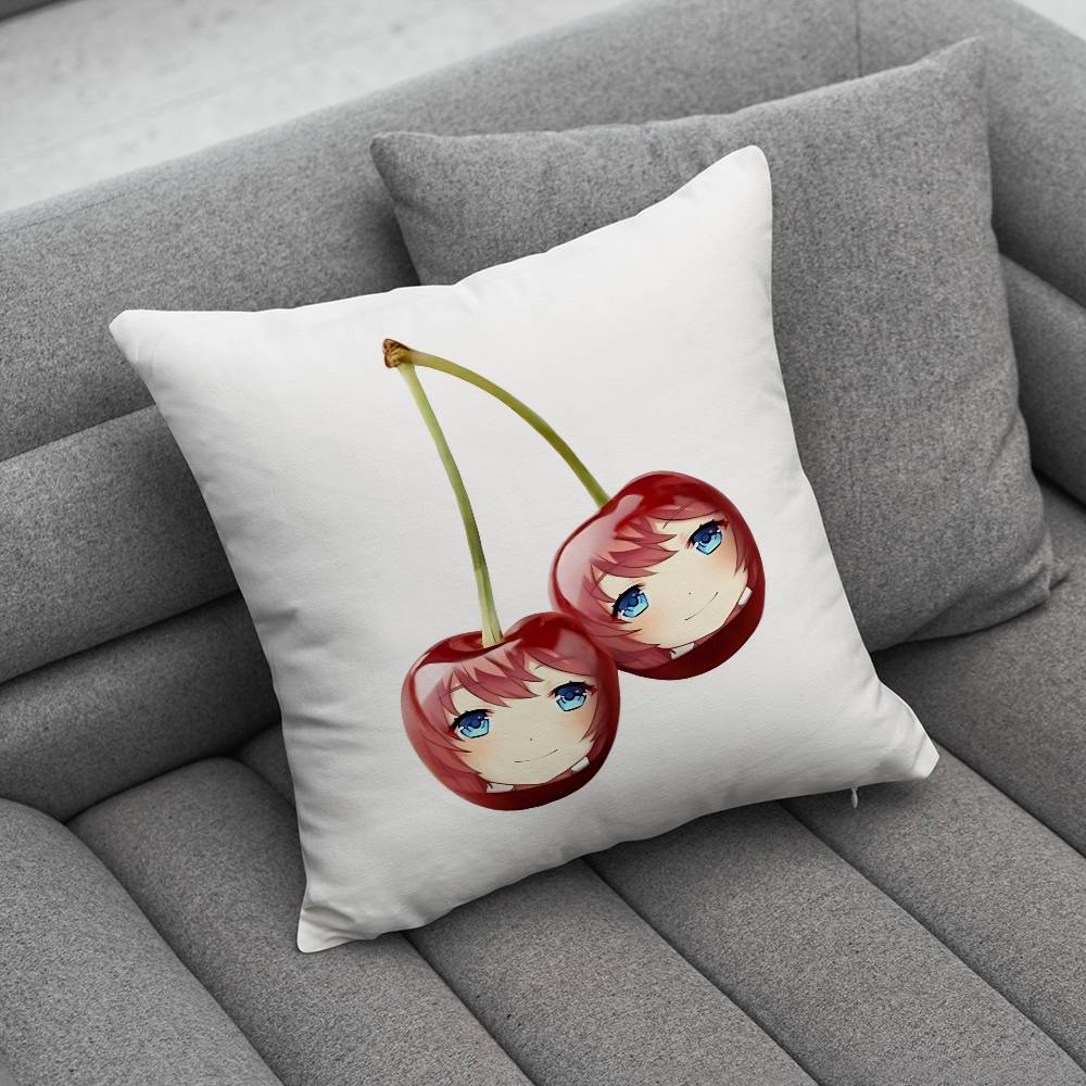 Cute SSayorisS DDLC Creative patterned pillowcases for interior decoration office living room home