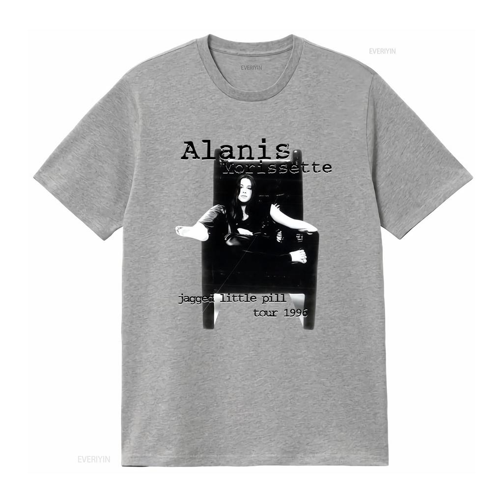 Alanis Morissette Jagged Little Pill Tour 1996 Vintage Style Cotton White T Shirt All Sizes Available vintage