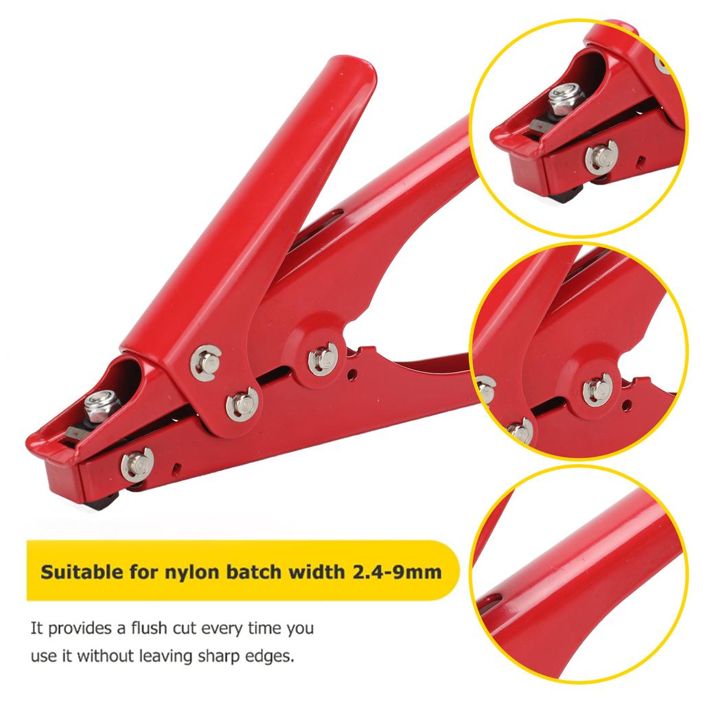 Portable Nylon Cable Tie Tension Plastic Fastening and Cutting Tool