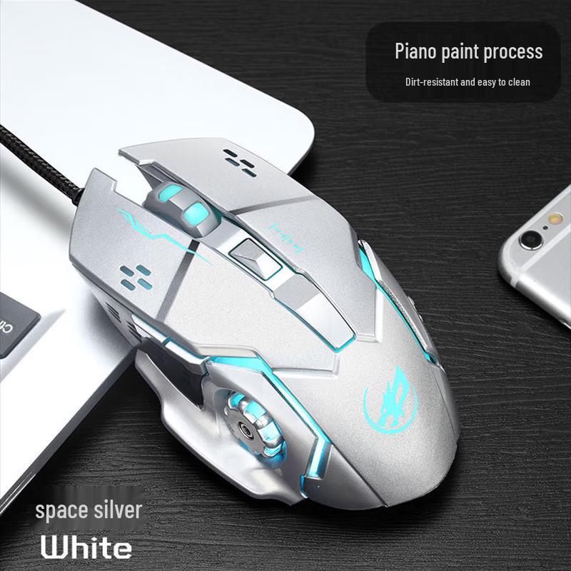 Fenghuolang Q8 Wired RGB Gaming Mouse