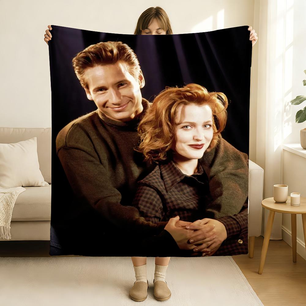 TV Show The X Files Blanket Soft and Skin Friendly For Couch Bed Napping Bedspread All Seasons Comforter