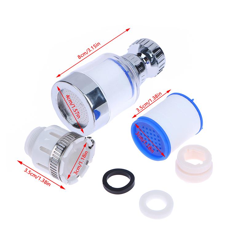 Kitchen Water Tap Faucet Pressurized Bubbler Filter Remove Chlorine Heavy Metals Basin Extender Hard Water Filtration Purifier