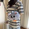 Schoolbag Cute Little Mouse Plush Bag 1011 New Trendy Fashion Versatile Cartoon Hair Bag Girl Shoulder Messenger Bag