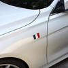Deutschland Italien Nationalflagge Emblem DIY Metall Autoaufkleber Karosserieabdeckung Auto Heckklappenbeschriftung Auto Styling