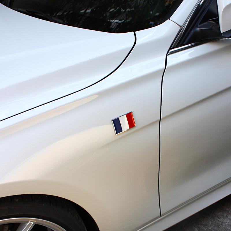 Deutschland Italien Nationalflagge Emblem DIY Metall Autoaufkleber Karosserieabdeckung Auto Heckklappenbeschriftung Auto Styling