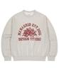 MAHAGRID Rose Varsity Sweatshirt Oatmeal(Mg2Efmm454A)
