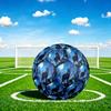 1pc Wolf Moon Night Theme Soccer Ball Football, Size 5, Lightweight PVC, Outdoor Training Soccer Ball,Gift J61438