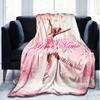 1PC Custom Name Winter Wonderland Outdooor Flannel Blankets Patterns Throw Blanket All-Season Soft Gift for Couch, Bed, Camping Gifts