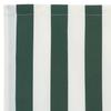 Replacement Canopy Fabric Green and White 5 X 3.5 M Polyester