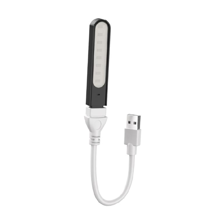 

Flexible USB LED Book Light Mini Table Reading Lamp Portable Night Light For Student PC Laptop Computer Accessories чорний