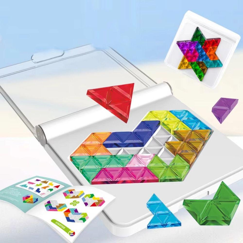 Logical Thinking Training Smart Clearance Tangram Toy Montessori Logical Puzzle Game  Gifts