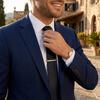 Formal Exquisite Tie Clip Simple Fashion Tie Clasp Textured Copper Gentleman Tie Pin Wedding Ceremony
