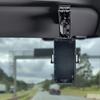 Sun Visor Mount Navigation Stand Retractable Cell Phone Holder  Driving Convenience