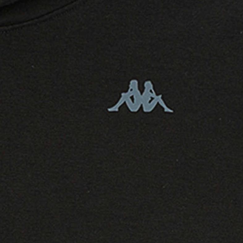 Kappa Sweatshirts Men's Black-990 Hooded Moderate Regular K0C12MT01