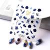 1 Piece 5D Chic Dragonfly Insect Butterfly Nail Sticker Retro Totem Nail Art Decoration Sticker Shape Nail Art Decal