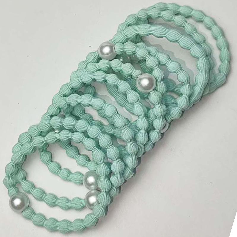 Candy Color High Elasticity Sports Hair Tie - No Damage Classic Ponytail Styling Accessory