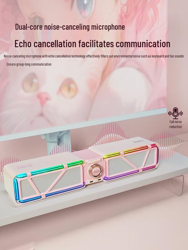 Dianyin Gaming PC Speaker with RGB and Bluetooth CN plug (adapter included)