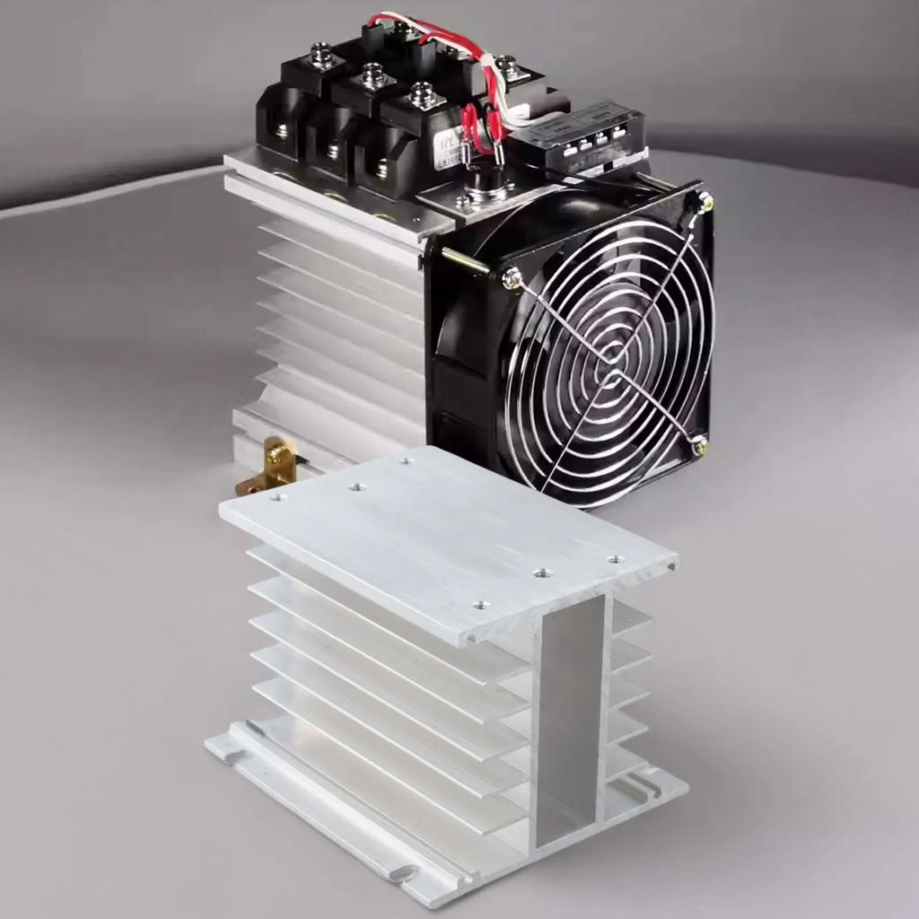 Heat Dissipation Aluminum Heat Sink Electronic Setup Efficient Heat Dissipation For Electronic Projects 150mm X 98mm X 79mm