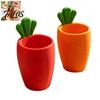 Office Supplies Desk Organizer 3D Printed Carrot Pen Holder, Cute Desktop for Pencils and Makeup Girls Brushes, Large Capacity Stationery Storage