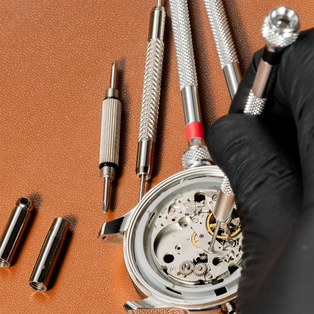 Screwdriver Set+Watch Repair Tools Dial Pad Protects Dial Tools Repairs Dial Pad Protects Movement For Watchmaker Repair Tool