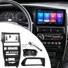 Dashboard Trim Kit 9 Inch Car Radio Dash Fascia for Lada Samara 2002-2014 Left Custom Fit Frame Hand Drive, Stereo Bezel Adapter Android Head