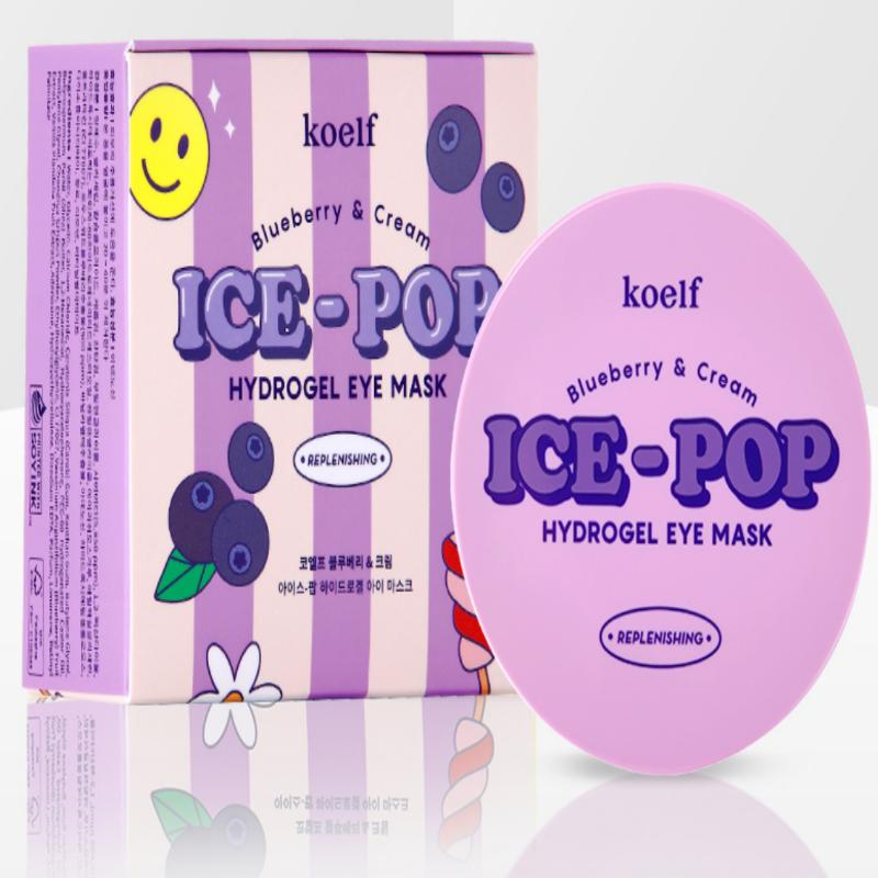 KOELF Blueberry&Cream Ice pop Hydrogel Eye patch 60 EA