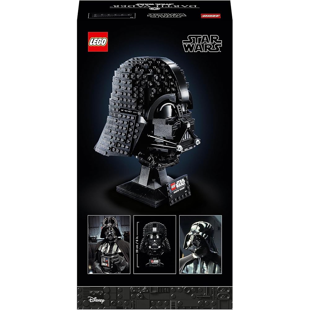 LEGO Star Wars Darth Vader Helmet 75304 Building Toy for Kids and Adults Space Decor