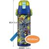 Skater Children's Stainless Steel Water Bottle Direct Drinking 580ml Splatoon 3 Child-friendly Lightweight Type Boys Cool Water Bottle Sports Bottle C