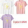 Fashion Numbers and Letters Print Men's T-Shirts Summer Fashion Street Outdoor Casual T-shirt Tops for Men's and Women's Tees Top