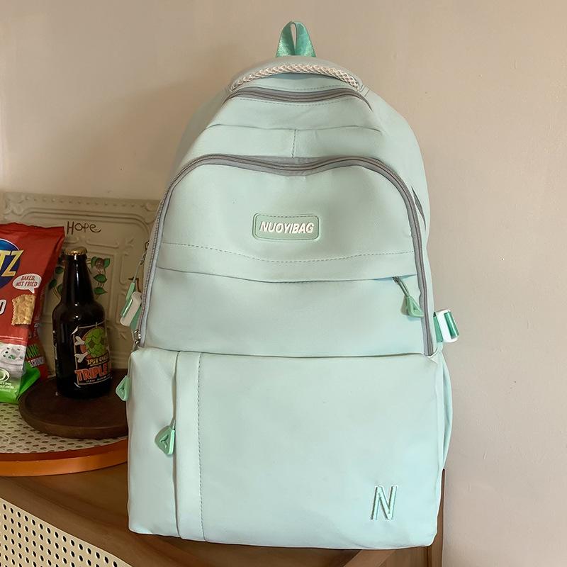 College Students  Girls  Junior High School Students  Solid Color Backpacks  High School Students  Backpacks
