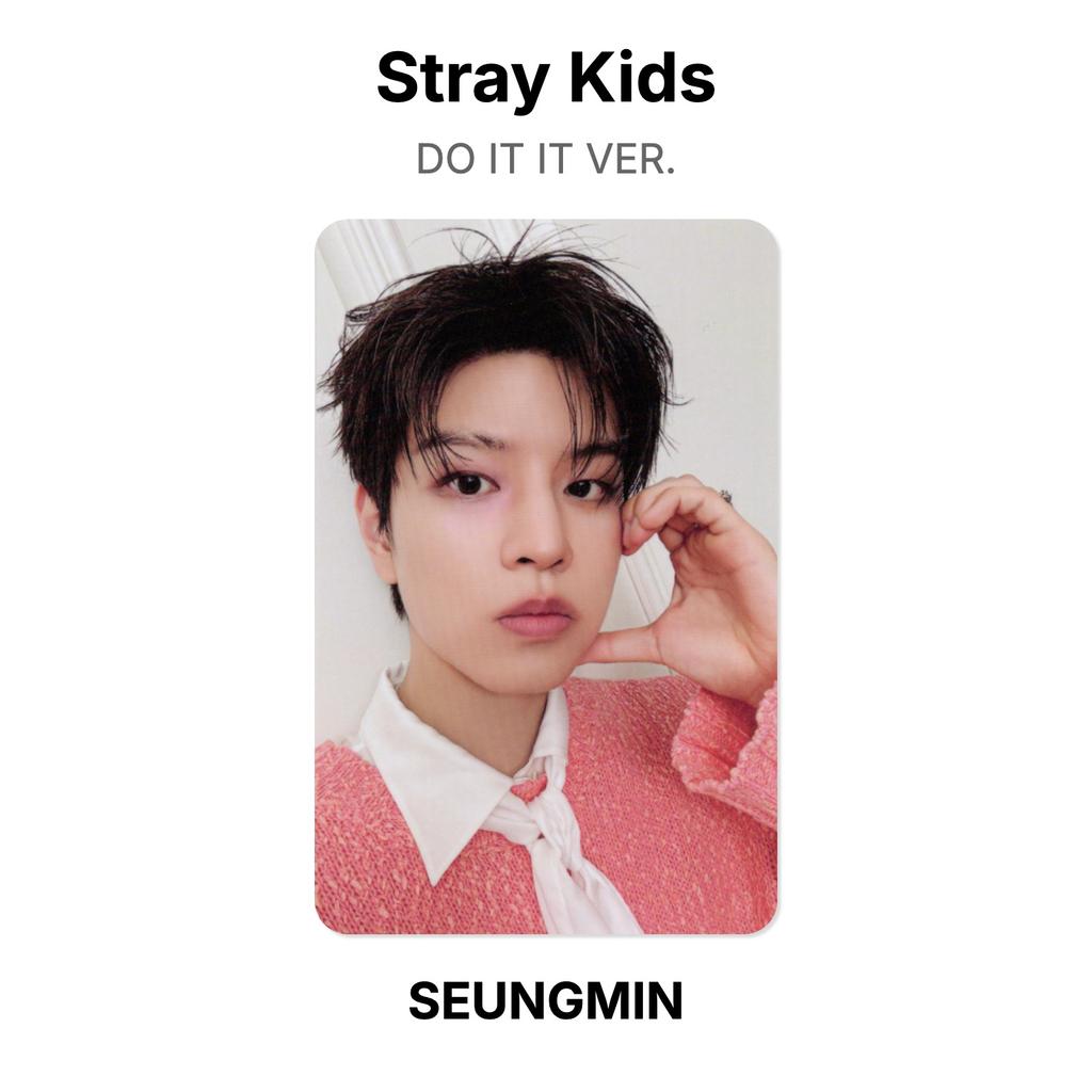 Stray Kids DO IT IT VER. Official Photocard