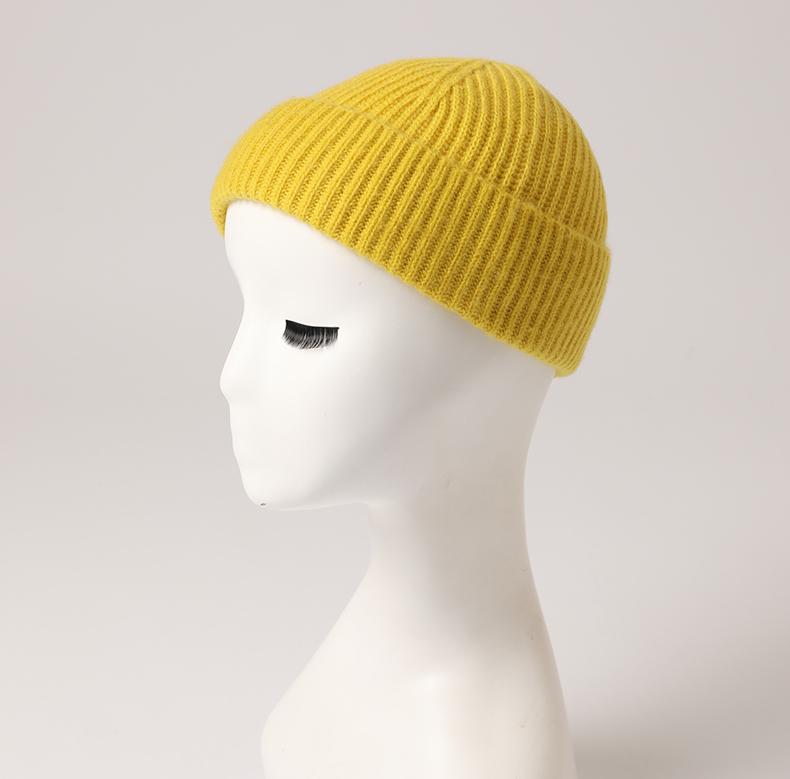 Women 100% Pure Cashmere Cheap Winter Hats Caps Custom Embroidery Logo Luxury Fashion Cute Warm Ny Fisherman Beanie Unisex Gpm