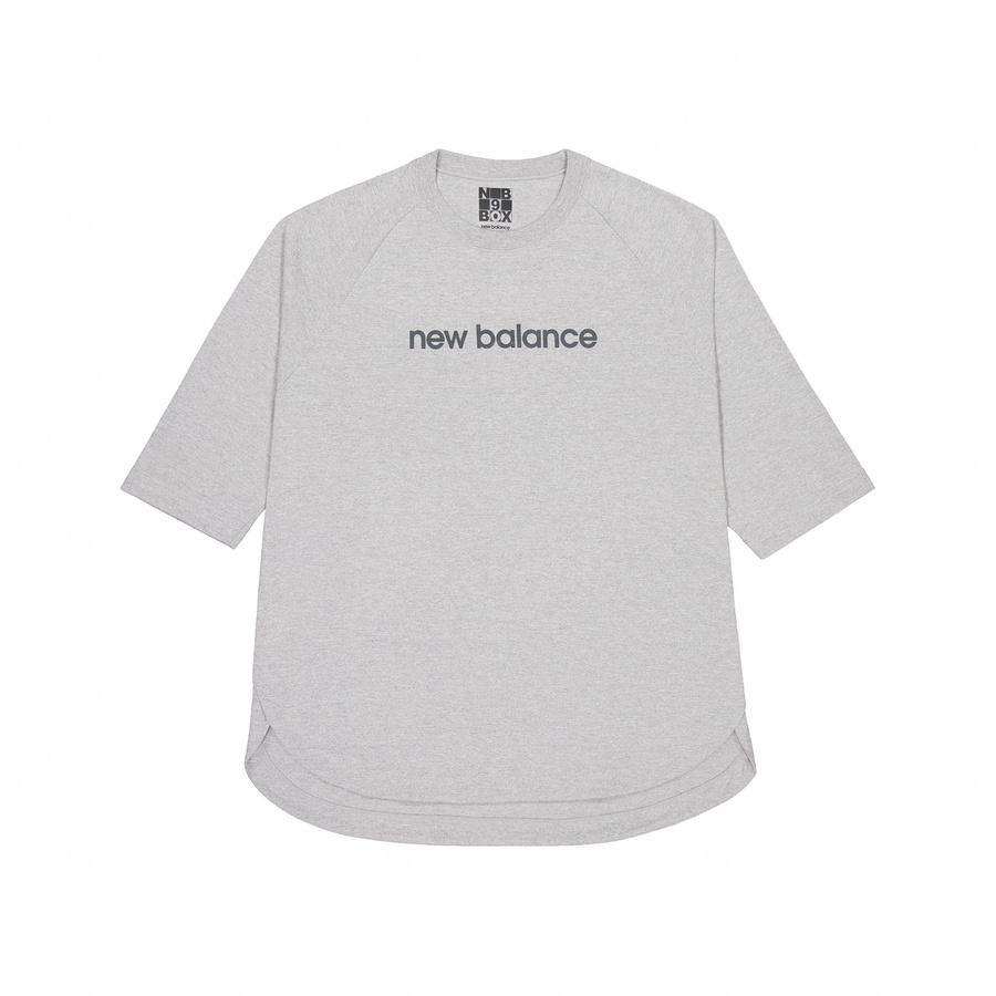 New Balance T Shirt Unisex Sport Gray AMT45629 F