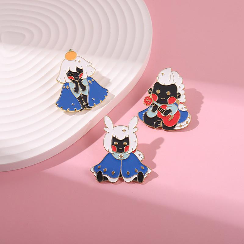 Cute Sky Encounter-themed Game Brooch Enamel Pin For Collectors And Fans