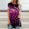 Maglietta estiva con stampa 3D a farfalla floreale, streetwear, moda donna, casual, magliette Y2K, top, t-shirt, abbigliamento oversize femminile