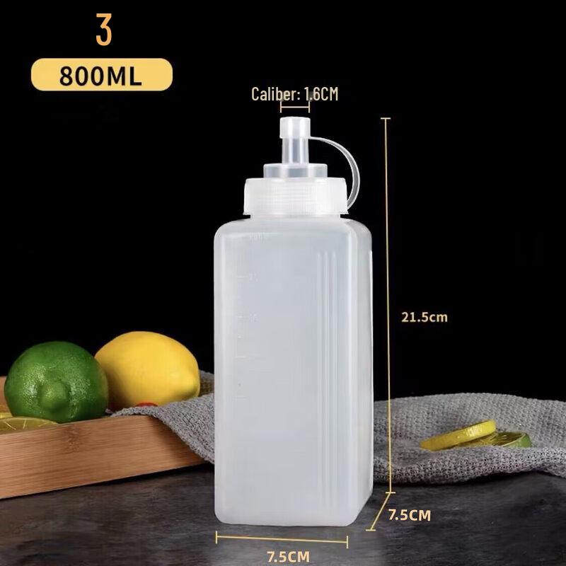 ZISIZ Food Grade Plastic Squeeze Sauce Bottle
