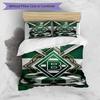 3pcs Duvet Cover Set (1*Duvet Cover + 2*Pillowcase, Without Core), Borussia Monchengladbach Print Bedding Set, Bedroom Decor, All‑Season, Birthday Gif